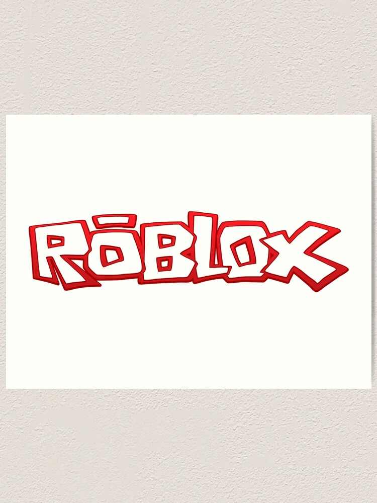 Roblox Art Print By Ayushraiwal Redbubble - roblox text art
