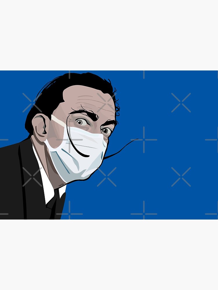 Portrait of Salvador Dali with a mask by Tof075