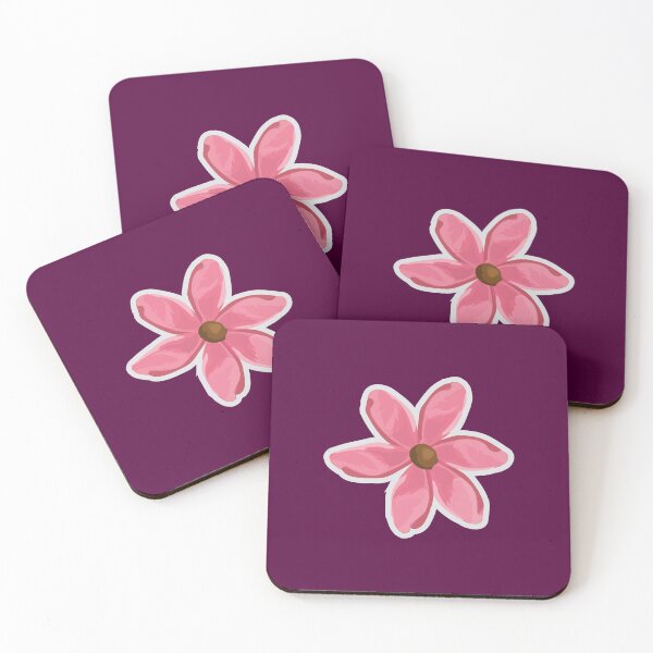 Aperçu de l'œuvre Belle illustration d'une seule fleur rose et violette. créée et vendue par MrazTees.