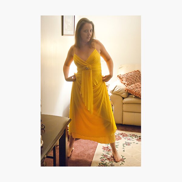 Item preview, Yellow dress designed and sold by Mountainimage.