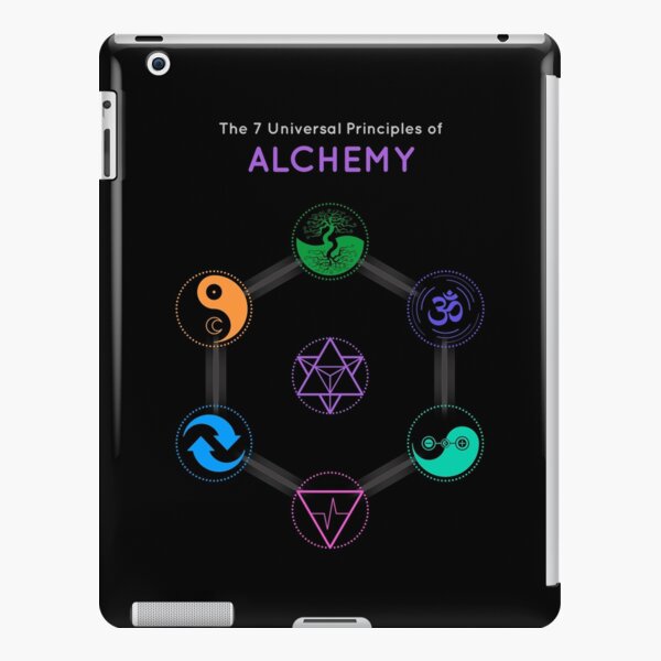 The 7 Universal Principles of Alchemy - Shee Symbols iPad Snap Case