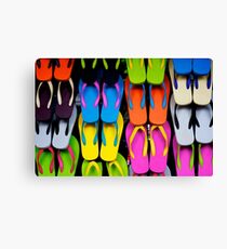 Flip Flops Leinwanddruck