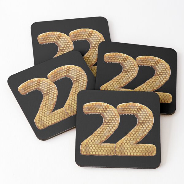 Item preview, 22 Number 3d Honey Numbers Font designed and sold by HelloFromAja.