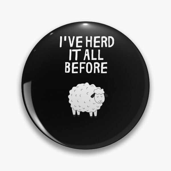 Item preview, Funny Sheep Design - I've Heard It All Before  designed and sold by designitfun.