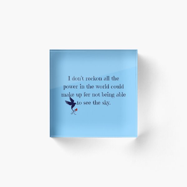 See the Sky Acrylic Block