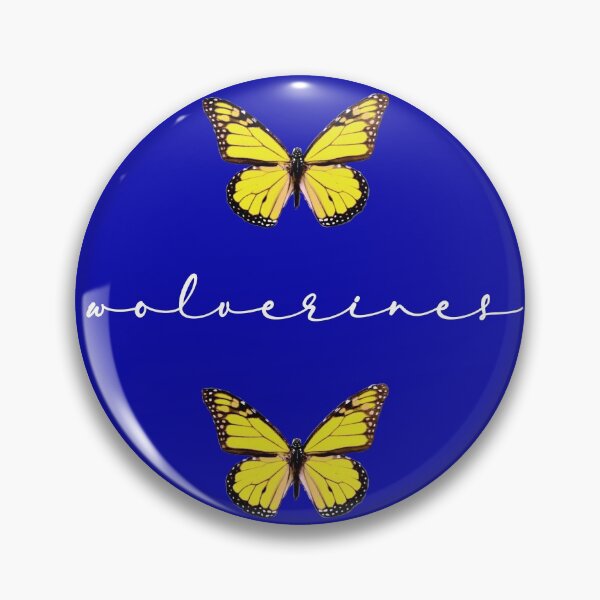 Item preview, Wolverines Butterfly Design designed and sold by drewroach16.
