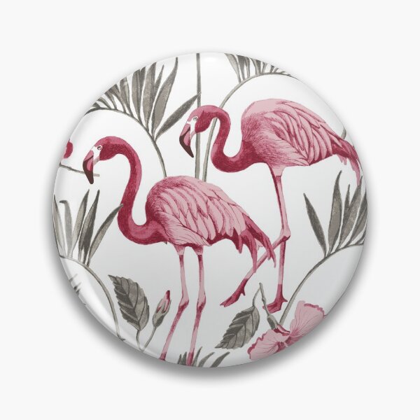 Item preview, Let's flamingle pink tropical stylish flamingo designed and sold by Lenushka.