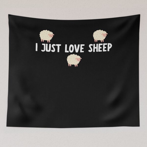 Item preview, Sheep Design - I Just Really Love Sheep designed and sold by designitfun.