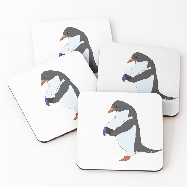 Item preview, penguin playing switch designed and sold by lazyphilosopher.