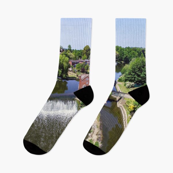 Item preview, Fladbury Weir and Cropthorne Mill designed and sold by ScenicViewPics.