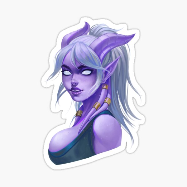 Draenei Fae Sticker