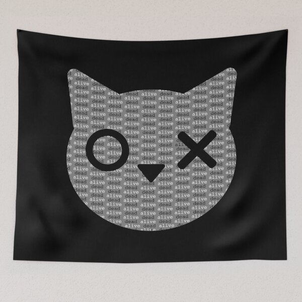 Item preview, Schrodinger's Cat Alive/Dead designed and sold by erincrnkdesign.