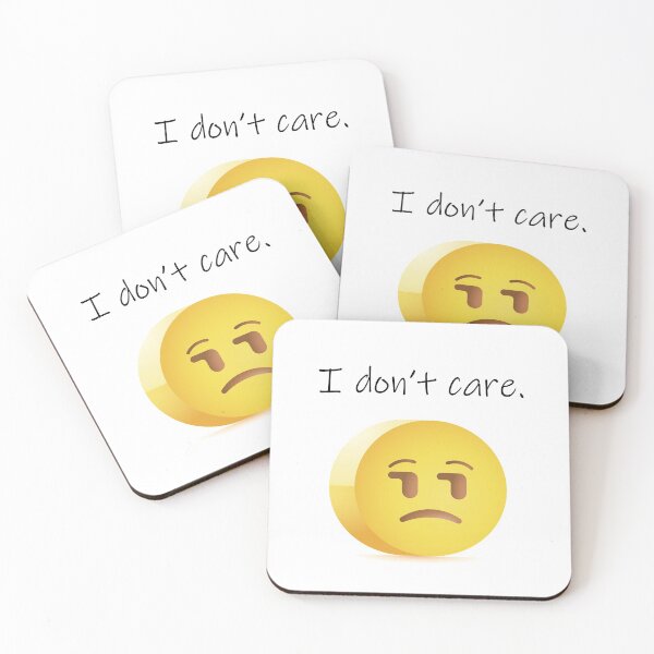Item preview, I Don't Care designed and sold by meursaultdesign.
