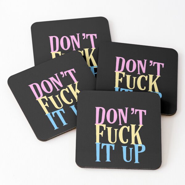 Item preview, Don't fuck it up (pastel color) designed and sold by piastrelli.