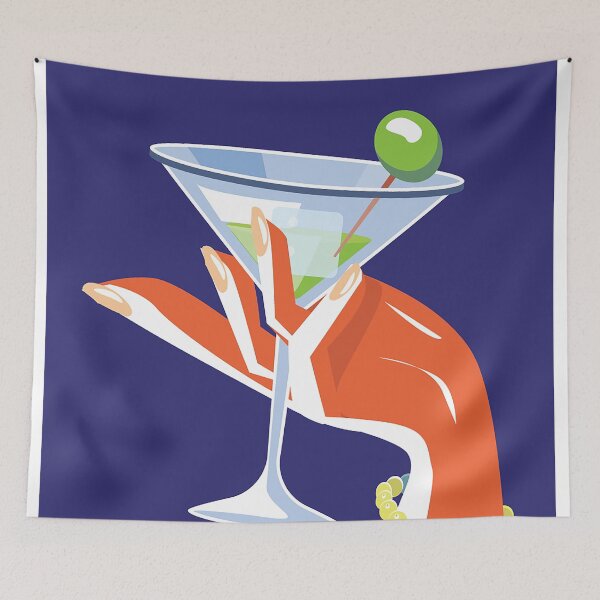 Item preview, Cocktail socail drink poster  designed and sold by Arctic frame studio.