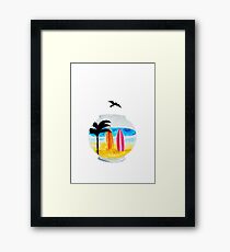 Surf Tank Framed Print