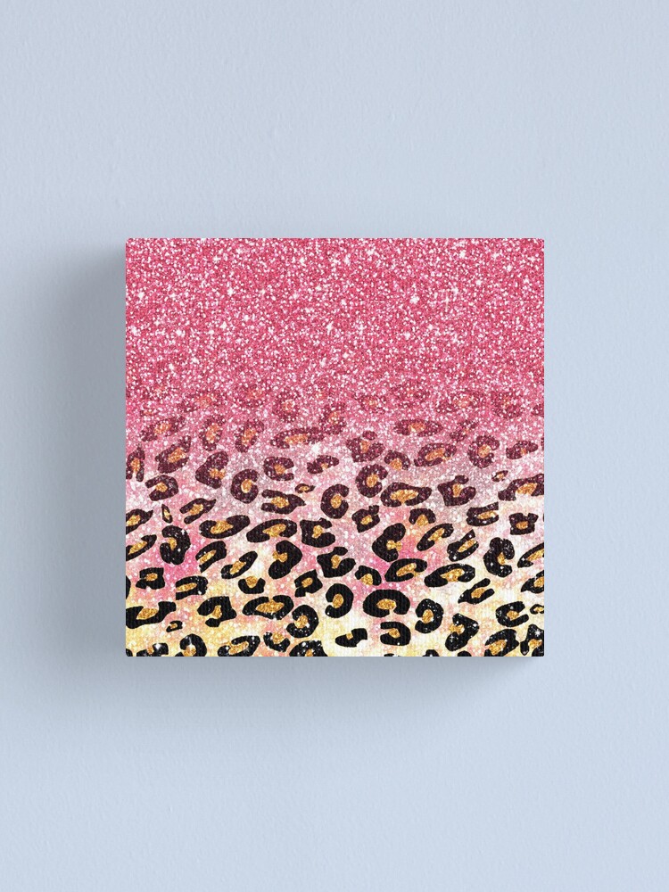 Leopard Sparkle Canvas Prints for Sale