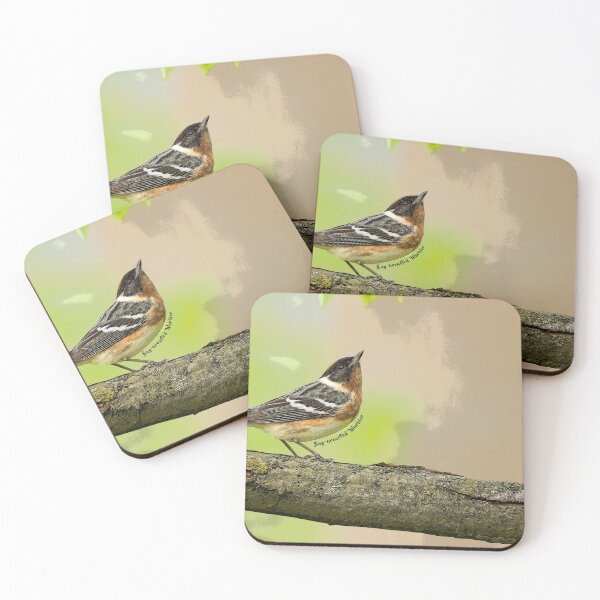 Item preview, Bay-breasted Warbler (Painterly effect) designed and sold by Patty Doublet Photography.