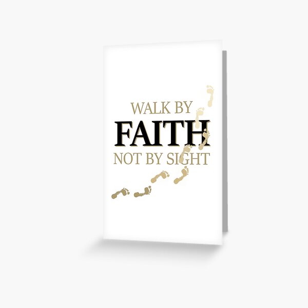 Item preview, Walk by Faith - black designed and sold by Cane & Abel Creations ..