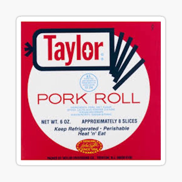 taylor ham pork roll Sticker
