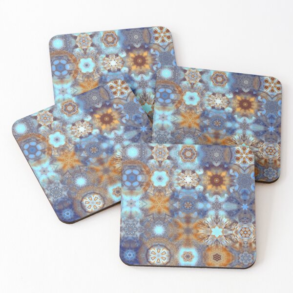 Item preview, Vibrant Blue Mandala Quilt designed and sold by Dr-Pen.
