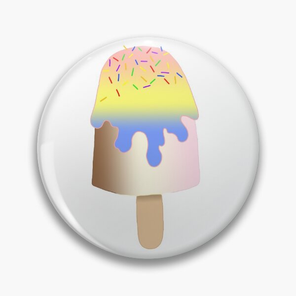 Item preview, Pastel rainbow dipped neopolitan popsicle with rainbow sprinkles designed and sold by stosphia.