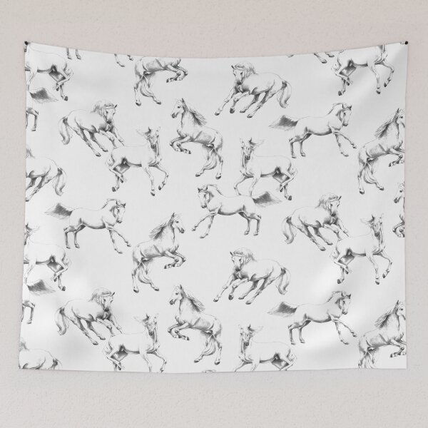 Item preview, Girly wild lipizzaner design for horse lovers designed and sold by Lenushka.