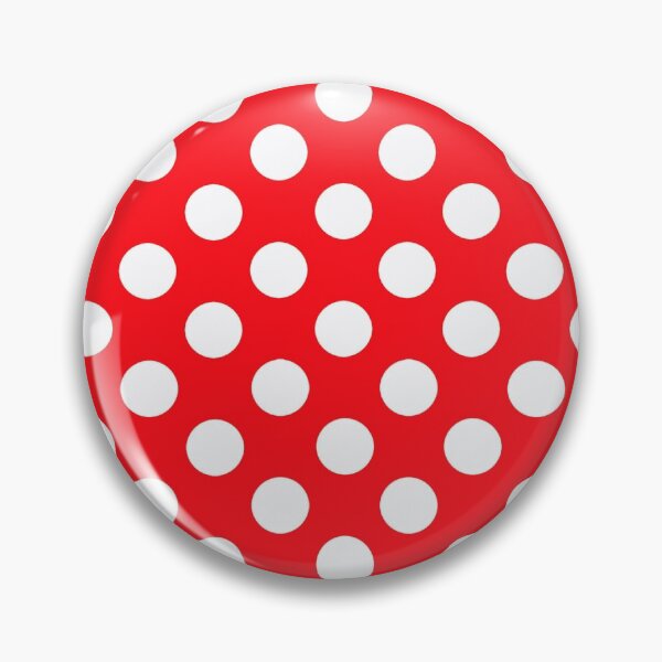 Item preview, Polka Dots White on Red- PATT0030 designed and sold by 3-Starfish.