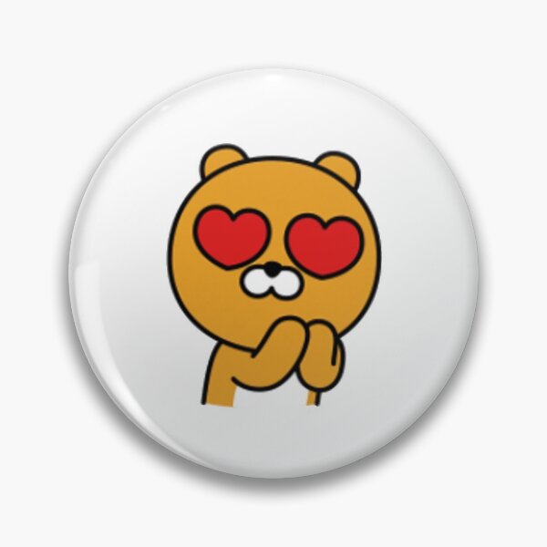 Item preview, KakaoTalk Friends Hello! Ryan Heart Eyes (카카오톡 라이언) designed and sold by icdeadpixels.