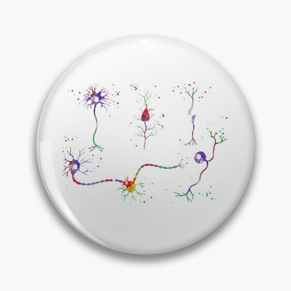 Item preview, Neuron cells, neurology poster, medical art, watercolor neuron cells designed and sold by Rosaliartbook.
