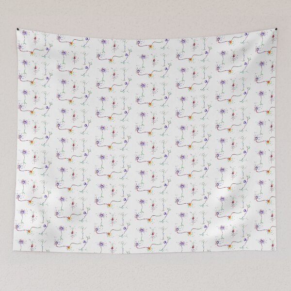 Item preview, Neuron cells, neurology poster, medical art, watercolor neuron cells designed and sold by Rosaliartbook.