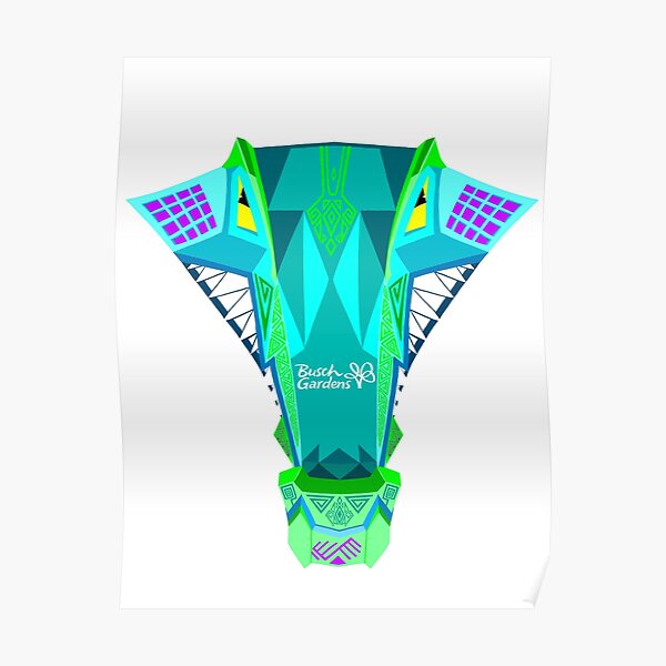 Iron Gwazi Head (Top View) Poster