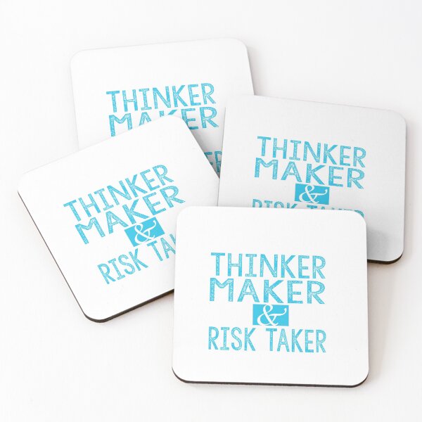 Item preview, Thinker Maker & Risk Taker: Funny Risky Gift Idea. designed and sold by cutitoutsir.
