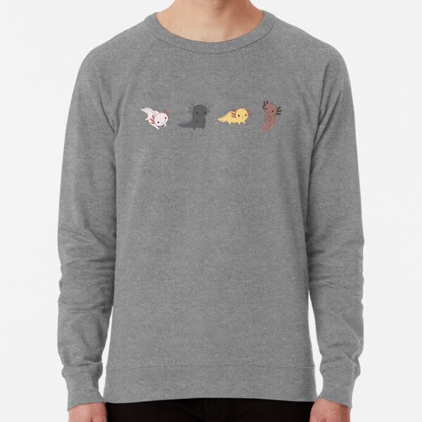Axolotl Parade Lightweight Sweatshirt