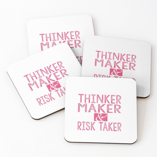 Item preview, Thinker Maker & Risk Taker: Funny Risky Gift Idea. designed and sold by cutitoutsir.