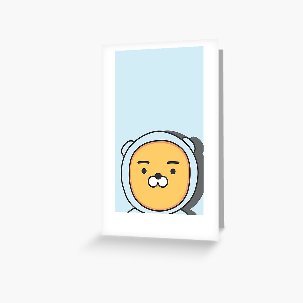 Hello Ryan Kakao Friends 헬로 라이언 카카오프렌즈 Greeting Card By Icdeadpixels Redbubble 7230