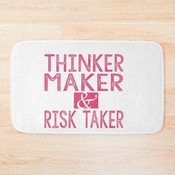 Item preview, Thinker Maker & Risk Taker: Funny Risky Gift Idea. designed and sold by cutitoutsir.