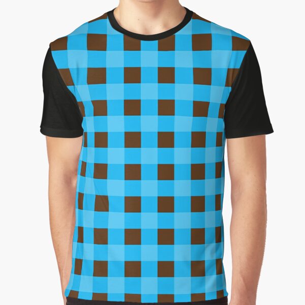 Checkers - Brown and Beige Chocolate Graphic T-Shirt | Redbubble