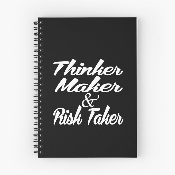 Item preview, Thinker Maker & Risk Taker: Funny Risky Gift Idea. designed and sold by cutitoutsir.