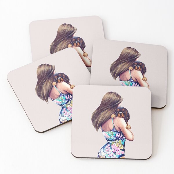 Item preview, summer girl with a cavalier 6 designed and sold by cavatier.
