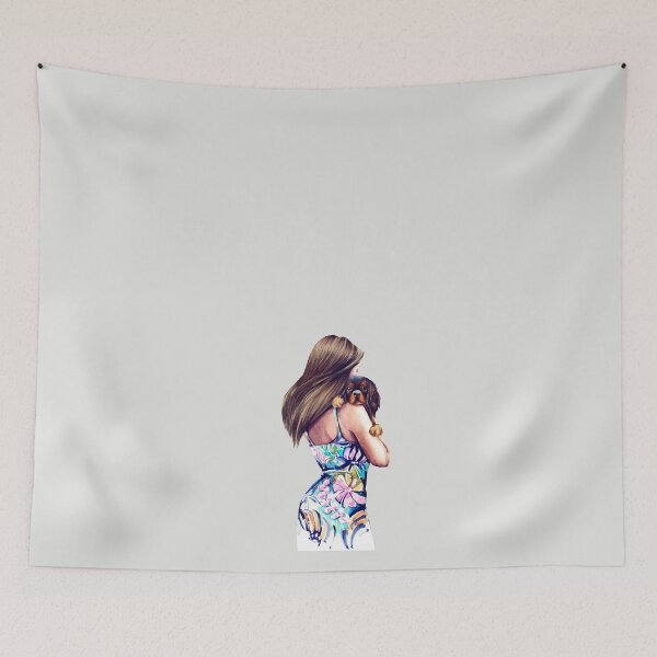 Item preview, summer girl with a cavalier 6 designed and sold by cavatier.