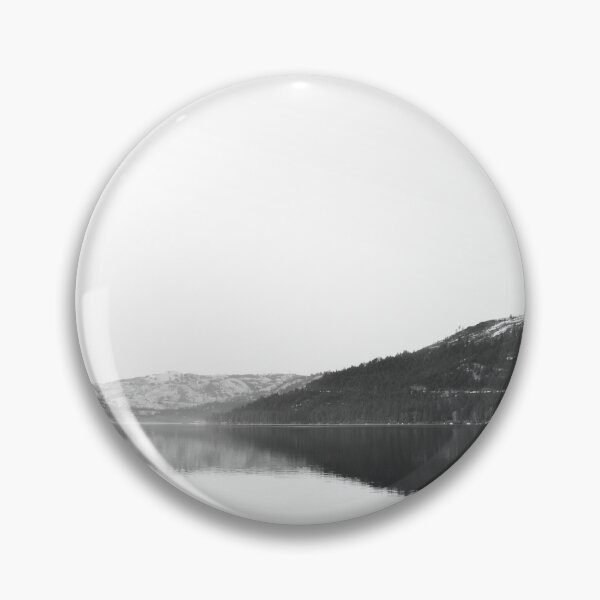 Item preview, Black and White Donner Lake California Nature Landscape Photography designed and sold by ehlphotography.