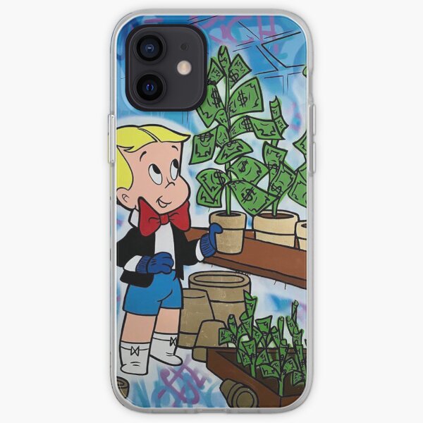 $ Monopoly Man Phone Case $ Money Tree $ Funda blanda para iPhone