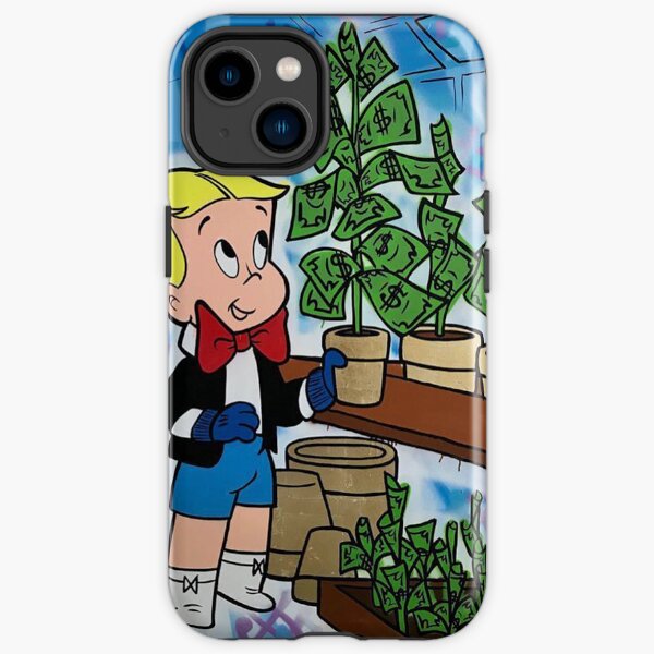 $ Monopoly Man Phone Case $ Money Tree $ Funda resistente para iPhone
