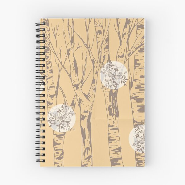 Item preview, orange birch moth pattern designed and sold by Klyonsm2.