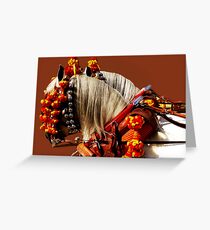 Gotta Love Feria - Parading Horses Greeting Card