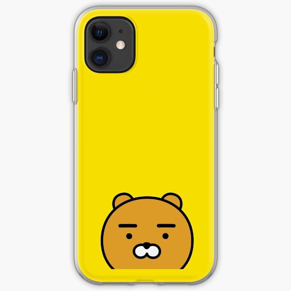 KakaoTalk Friends Hello! Ryan Face (카카오톡 라이언) iPhone Soft Case
