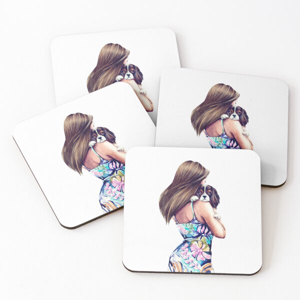 Item preview, summer girl with a cavalier 7 designed and sold by cavatier.