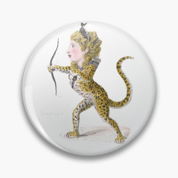 Item preview, Leopard Huntress with bow and arrow by Charles Briton 1873 designed and sold by ebrawne.