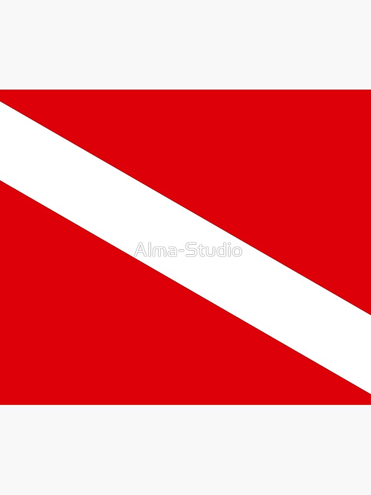 Scuba Diving Flag by Alma-Studio